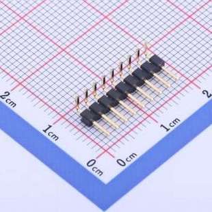 排针 1x9P 弯插 09I P=2mm 方针 C40D28 2mm X4611WR 间距