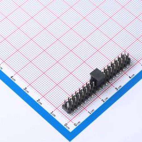 HB-PH9-254218PB2GOP 排针 间距:2.54mm 2x18P 方针 SMD,P=2.54mm