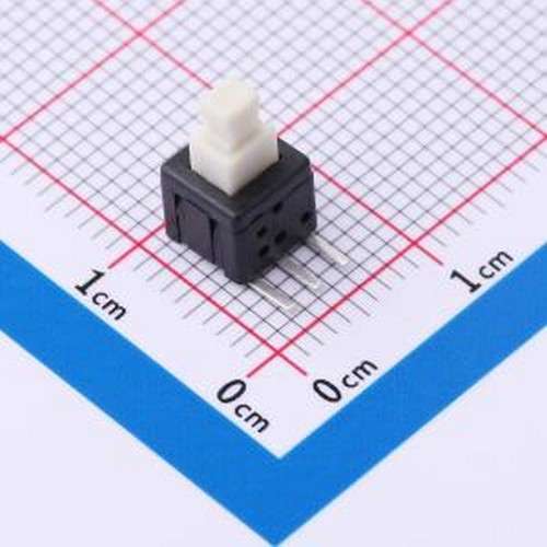 PS-5850SVA-3PL 按键开关 卧式高头自锁,CH=2.9mm无柱,行程1.0mm,