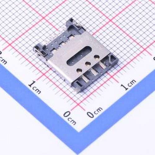 HYCW300-SIM06-150B SIM卡连接器 NANO SIM 6P掀盖1.4H SMD