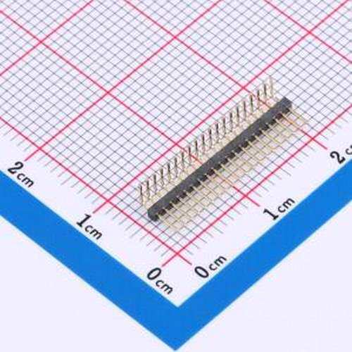 GPCB101-2002A003C1AA 排针 1x20P 间距:1mm 方针 弯插 弯插,P=1m
