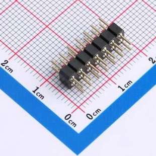 间距 P=2 C35D35 插件 方针 2.54mm 2x7P 排针 1000 2x07 X5521WV