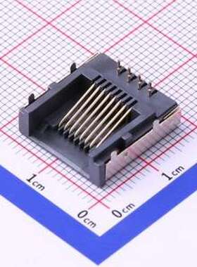 RC02405 以太网连接器(RJ45 RJ11) 弯插 不带LED 插件