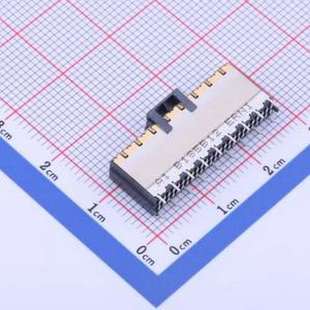 1mm PIN 50P 224517 SMD 间距 母 P=1mm 板对板与背板连接器