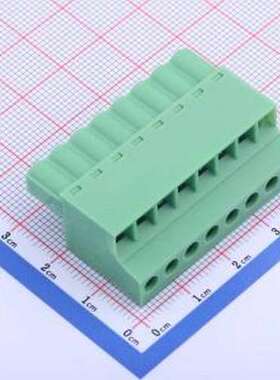 KF2EDGKC-5.0-8P 插拔式接线端子 5mm 1x8P 排数:1 每排P数:8 P=5