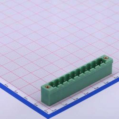 DB2ERM-5.08-10P-GN 插拔式接线端子 5.08mm 1x10P 排数:1 每排P