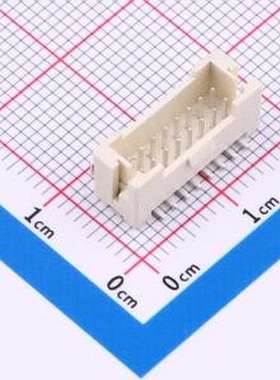 HDGC1500WVA-S-2X8P 线对板针座 DHGC1.5带扣立贴 2X8P SMD,P=1.5