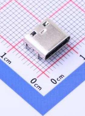 TYPE C-DB-109PWB USB连接器 Type-C 母 卧贴 SMD