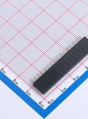 DS1023-1x16SF11 排母 1x16P 间距:2.54mm 直插 黑色 插件,P=2.54