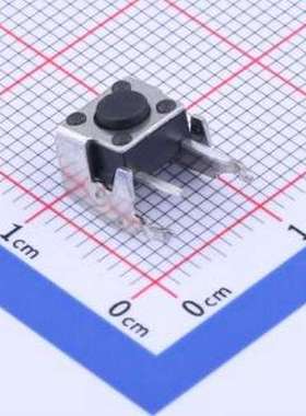YTSD009A0432501A 轻触开关 6*6*4.3mm 卧插 轻触开关 插件