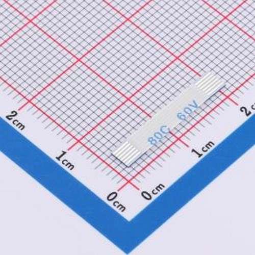 JS05A-06P-020-3-4 FFC连接线(柔性扁平线缆) FFC0.5mm 6P 同向