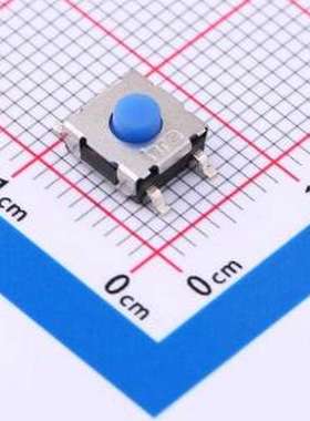 K2-1156SP-A4SW-05 轻触开关 6.2*6.2*3.8/250G 直脚蓝色按柄防水