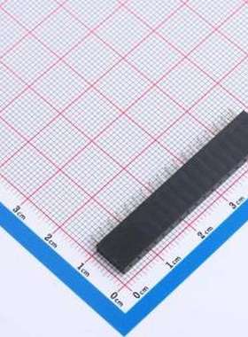 DS1023-1x18SF11 排母 1x18P 间距:2.54mm 直插 黑色 插件,P=2.54