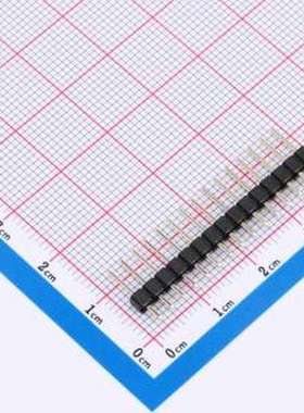 YZT1069-06115-15025-01 排针 间距:2.54mm 插件,P=2.54mm