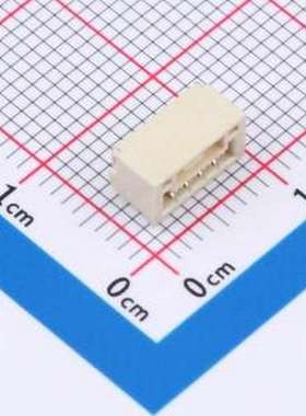 6PHDA040 线对板针座 1x4P 间距:1.25mm 卧贴 系列:GH SMD,P=1.25