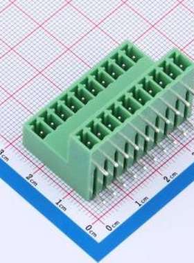 KF2EDGRT-3.5-2*10P 插拔式接线端子 KF2EDGRT-3.5-2*10P 插件,P=