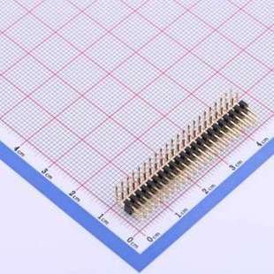 排针 2x22P 弯插 2x22I P=2mm 方针 C40D28 2mm X4621WR 间距