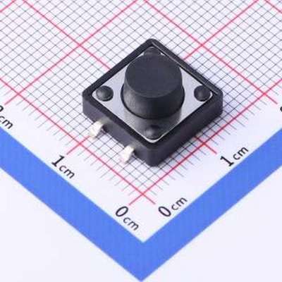 TSF002A07026A 轻触开关 12*12*7mm 立贴 轻触开关 SMD