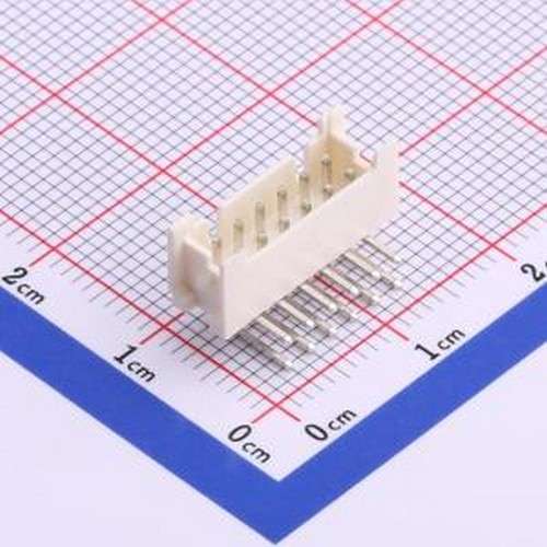 HX20017-12WAP WH 线对板针座 2x6P 间距:2mm 弯插 白色 弯插,P=2