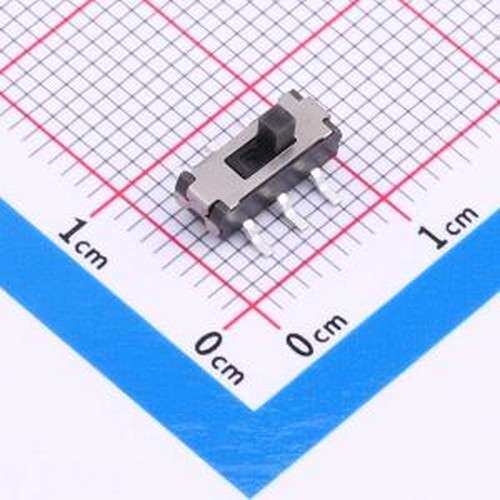 MST-22D18G2 BD 125 滑动开关 柄长2mm 卧贴双档 滑动开关 SMD-6P