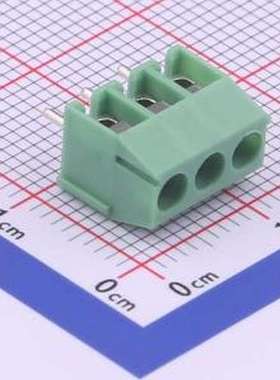DB301V-3.5-3P-GN-S 螺钉式接线端子 3.5mm 1x3P 排数:1 每排P数: