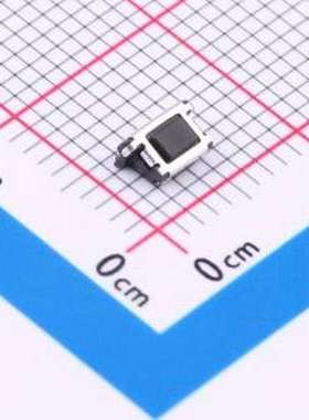 THAM41-JB-R 轻触开关 3x4.5沉板式/贴片/2.6H/160gf/全黑/黄胶/