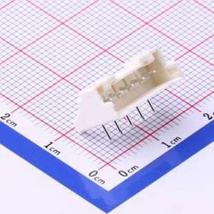 1x5P 线对板针座 间距 2.5mm P=2.5mm M2508R 弯插 05P
