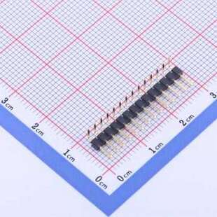 排针 1x14P 弯插 14I P=2mm 方针 C40D28 2mm X4611WR 间距