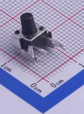 TS-1002N-08026 轻触开关 7.5*6*8mm 卧插 轻触开关 插件,6x7.5mm