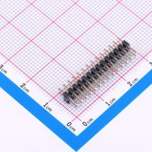 HB-PH8-200214PB2GOP 排针 间距:2mm 2x14P 直插 方针 插件,P=2mm