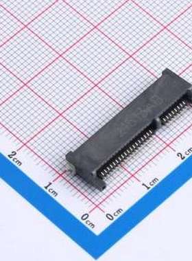 XDMP-040-A02 金手指连接器 MINI PCI-E 52PIN H4.0MM（可配螺丝