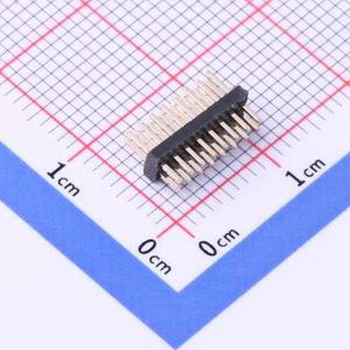 DW127R-22-16-23 排针 间距:1.27mm 2x8P 直插 方针 插件,P=1.27m