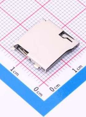 ZX-TF-481.8J SD卡/存储卡连接器 自弹式 MicroSD卡(TF卡) 卡座 S