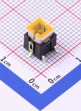 K6-6140S05 轻触开关 黄色带灯开关 SMD