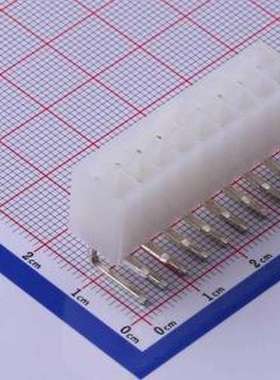 C4255WR-2X09P 线对板针座 2x9P 间距:4.2mm 弯插 白色半透明 弯