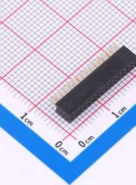 FH1.27-01-16PZS 排母 1.27FH H4.3 2x16Pin 180度W3.0 U型 PC2.4