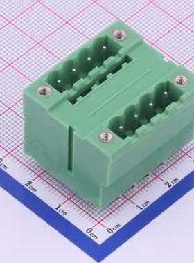 KF2EDGVHM-5.0-2*4P 插拔式接线端子 螺丝固定 5mm 插件,P=5mm