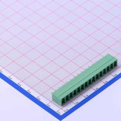 DB2EVC-3.81-15P-GN 插拔式接线端子 3.81mm 1x15P 排数:1 每排P