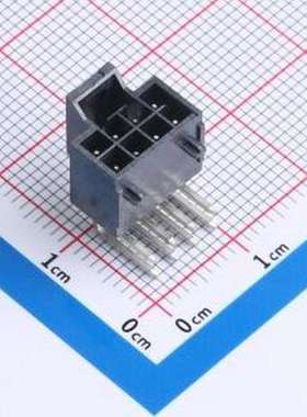 X2513WR-2x04A-LPSN 线对板针座 2x4P 间距:2.5mm 弯插 黑色 插件