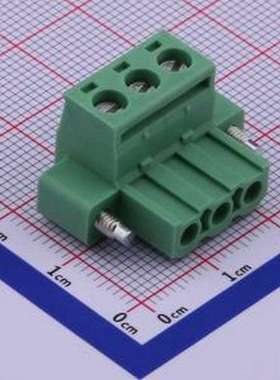 1777992 插拔式接线端子 5.08mm 1x3P 排数:1 每排P数:3 螺丝固定