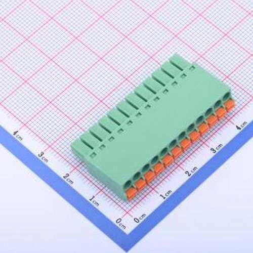 DB2EKN-3.5-12P-GN 插拔式接线端子 3.5mm 1x12P 排数:1 每排P数: