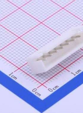 A2501WV-07P2 线对板针座 间距:2.5mm 1x7P 白色 插件,P=2.5mm