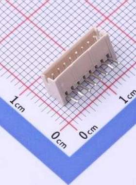 IPCW150W18NG01R 线对板针座 1x8P 间距:1.5mm 弯插 系列:ZH 灰色