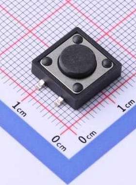YTS1B0022BBG00 轻触开关 轻触开关12*12*4.5H-JT 250gf编带 SMD