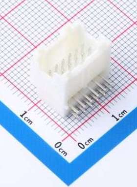 KH-A2015-2X06AW 线对板针座 间距:2mm 2x6P 白色 插件,P=2mm