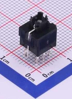 K6-6130D03-N1 轻触开关 8.50mmx7.50mm 蓝色无锁带灯开关 插件