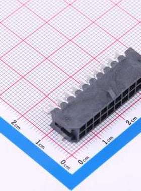 HC-MX3.0-2*10AWT-05 线对板针座 2x10P 间距:3mm 卧贴 黑色 SMD,