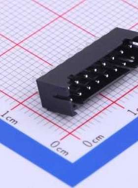 A2211WV-2X08P 线对板针座 间距:2mm 2x8P 黑色 插件,P=2mm