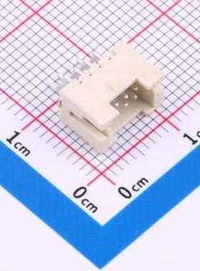 HDGC1500WRA-S-2X4P 线对板针座 DHGC1.5带扣卧贴 2X4P SMD,P=1.5