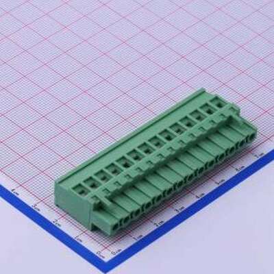 DB2EKA-5.08-14P-GN-S 插拔式接线端子 5.08mm 1x14P 排数:1 每排